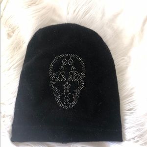 Thomas Wylde Cashmere Blend Skull beanie